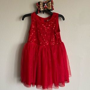 Cat& Jack Red Toddlers Girls Dress 4T
